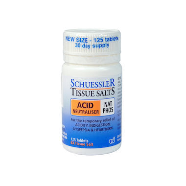 Martin & Pleasance Acid Neutraliser Nat Phos 125tabs