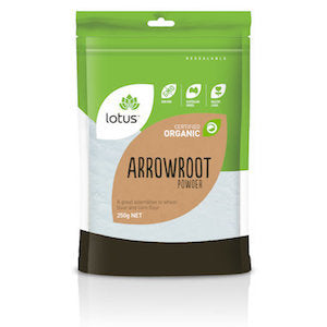 Lotus Arrowroot Powder Organic 250g