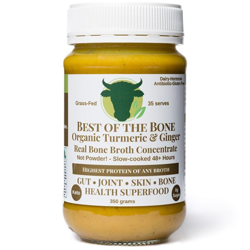 Best of the Bone Organic Broth Turmeric Ginger & Pepper 390g
