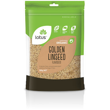 Lotus Linseed Golden Organic 500g