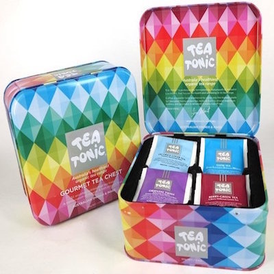 Tea Tonic Gourmet Tea Chest Tin 32bags