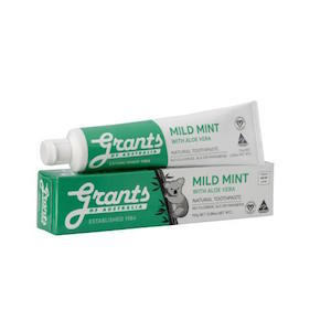 Grants Original Mild Mint Toothpaste (Green) 110g