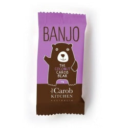The Carob Kitchen Banjo COCONUT Carob Bear 15g