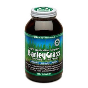 Green Nutritionals 100% Australian Barleygrass Organic 200g