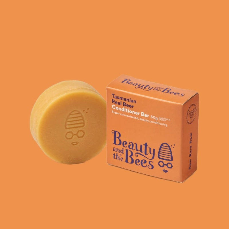 Beauty and the Bees Tasmanian Real Beer Hair Conditioner Bar 50g