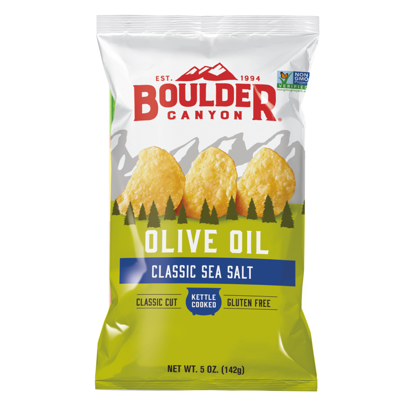 Boulder Canyon Olive Oil Classic Sea Salt Potato Chips 142g