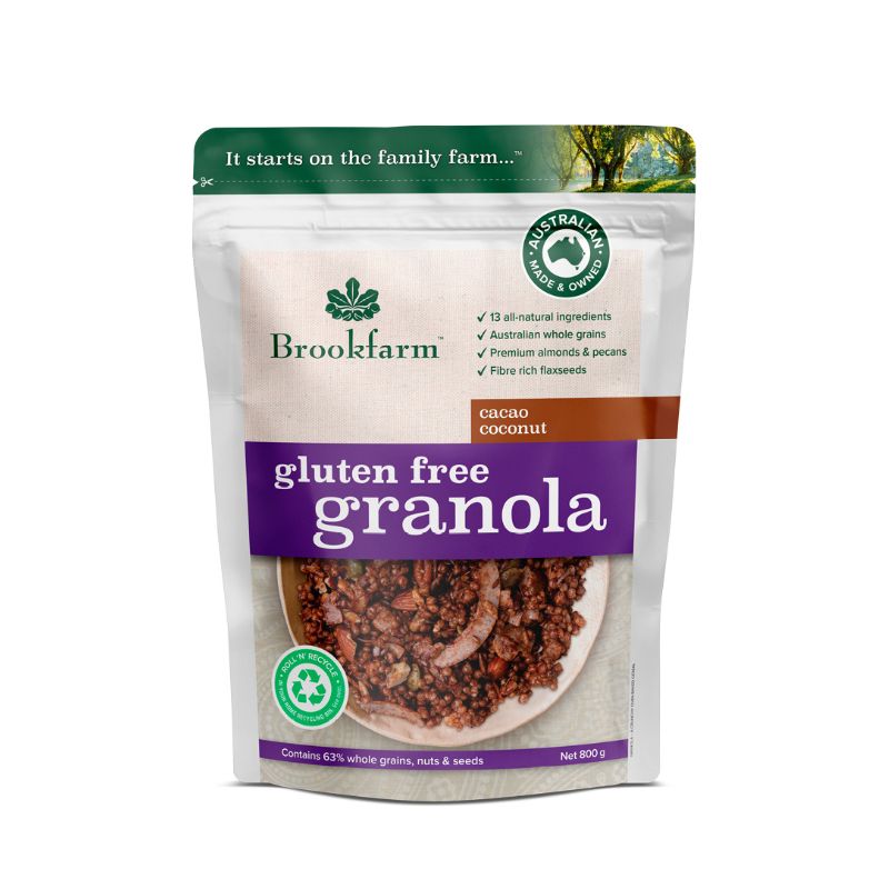 Brookfarm GF Muesli - Cacao Coconut 800g