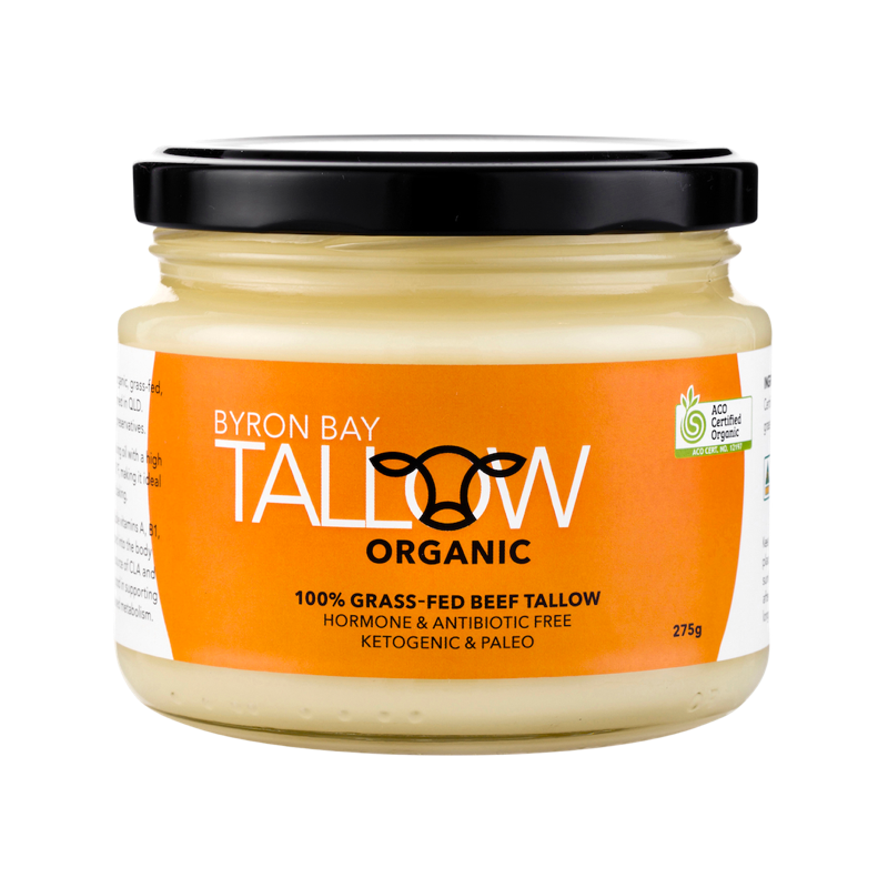Byron Bay Tallow Organic Grass Fed Beef Tallow 275g