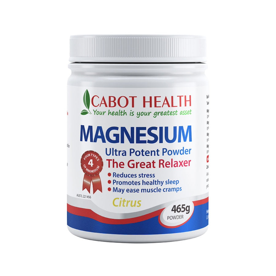 Cabot Health Magnesium Ultra Potent Citrus 465g