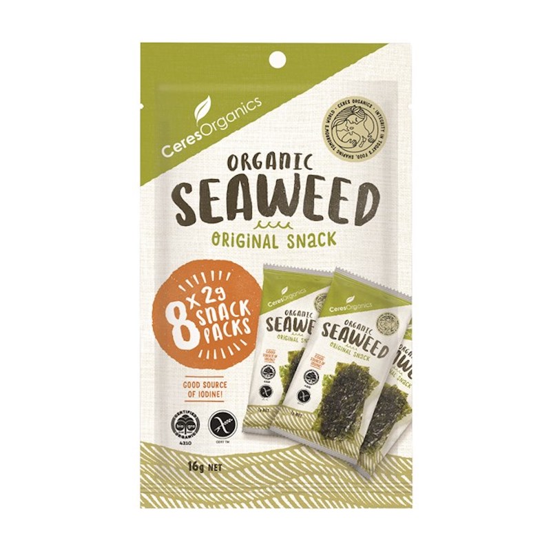 Ceres Organics Seaweed Snack Organic Multipack 8 x 2g