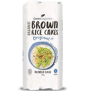 Ceres Organics Brown Rice Cakes ORIGINAL 110g