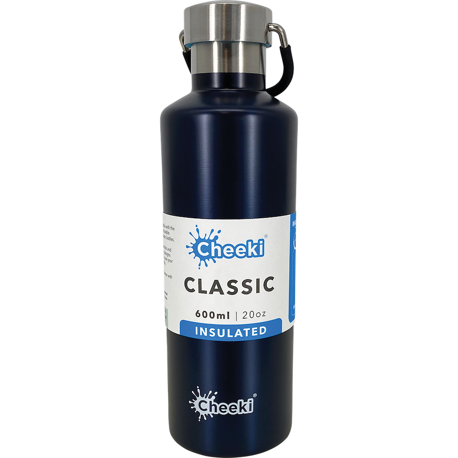 Cheeki Stainless Steel Insulated Bottle SILVER 1Lt