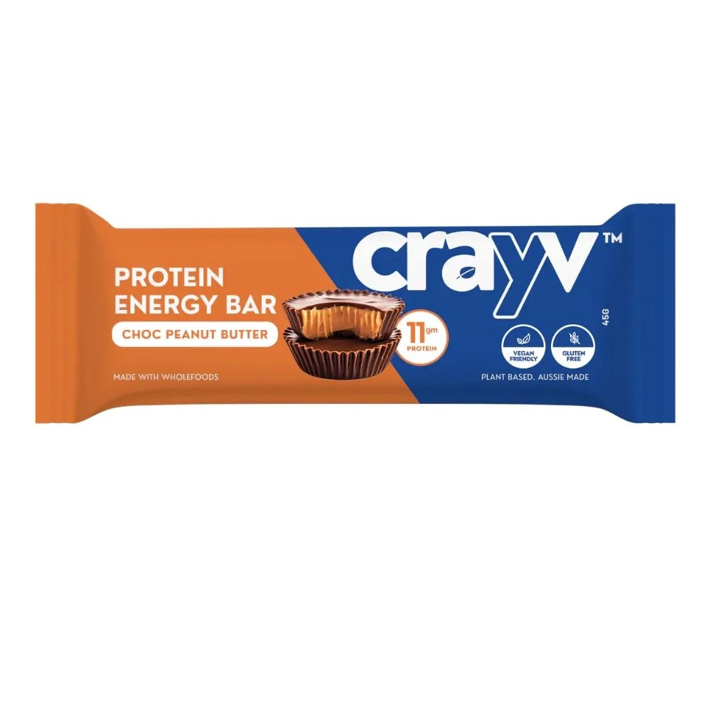 Crayv Protein Energy Bar CHOC PEANUT BUTTER 45g