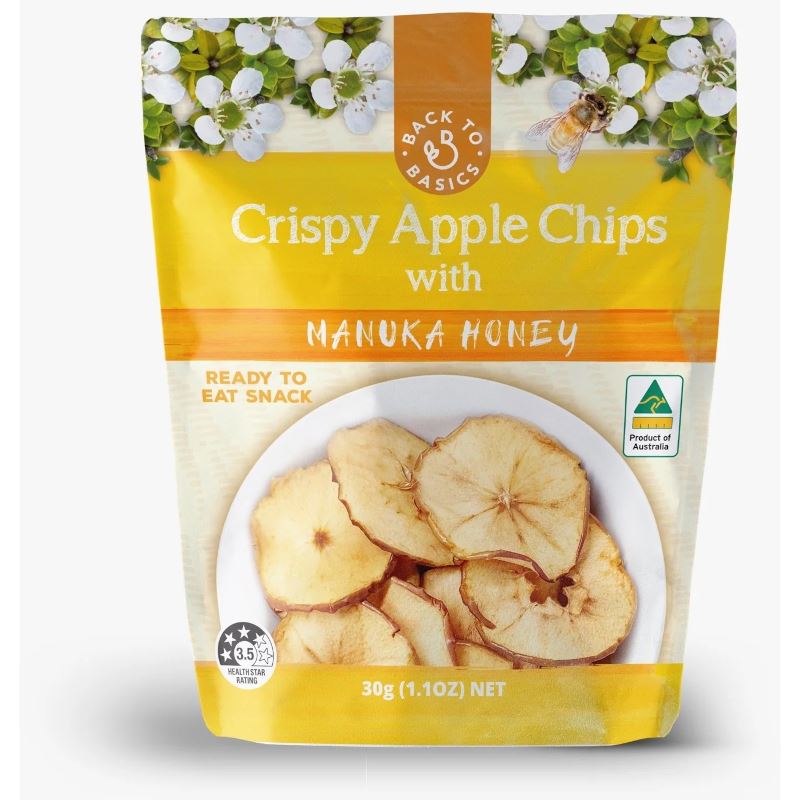 DJ & A Crispy Apple Chips With Manuka Honey 30g