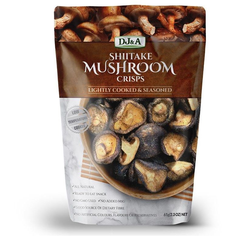 DJ & A Shiitake Mushroom Crisps 65g