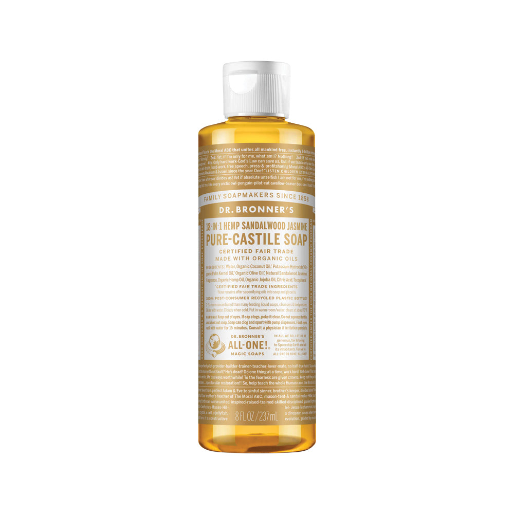 Dr. Bronners Hemp Pure Castile Soap Sandalwood & Jasmine 238ml