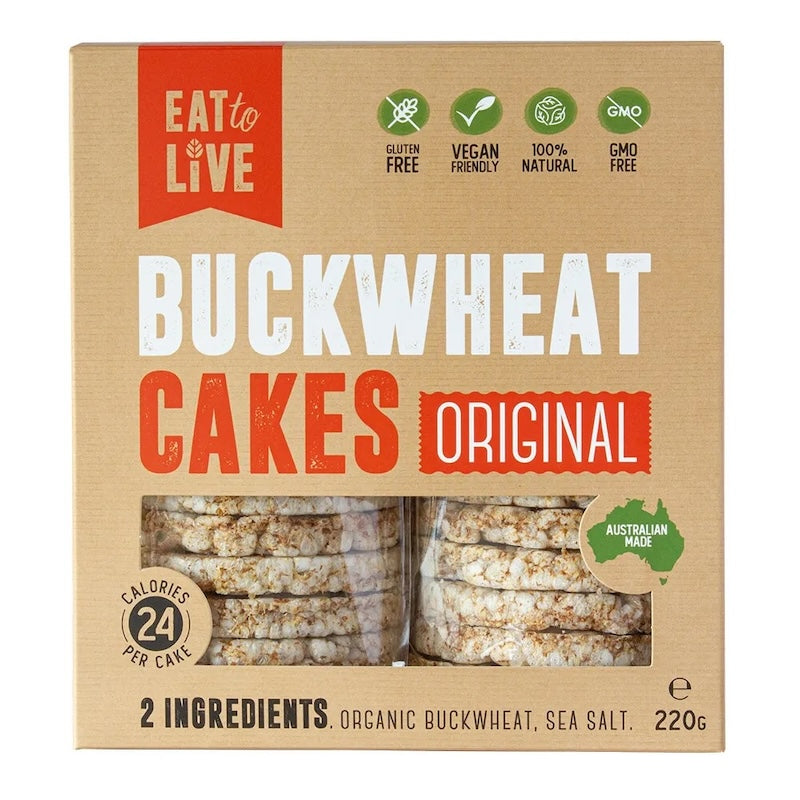 Eat To Live Buckwheat Cakes Organic ORIGINAL  200g