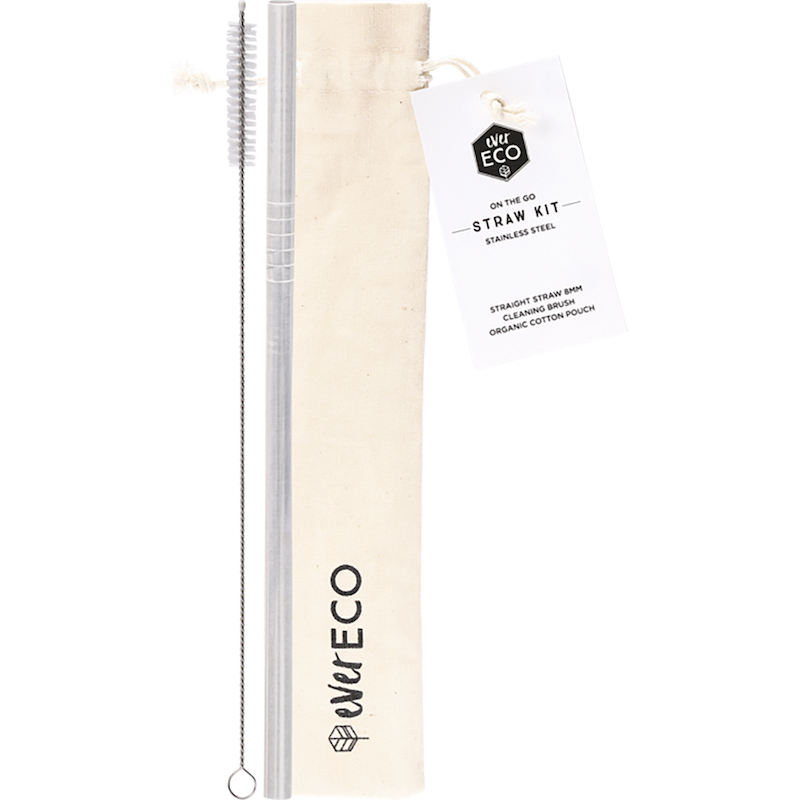 Ever ECO On-The-Go Stainless Steel Straw Kit