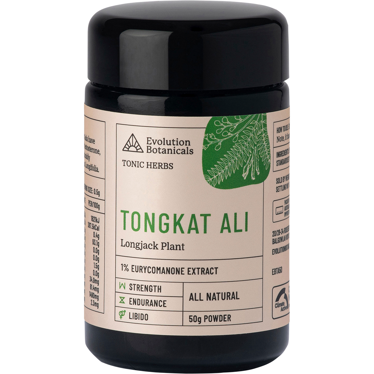 Evolution Botanicals Tongkat Ali Longjack Plant 50g