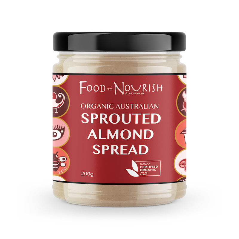 Food To Nourish Sprouted Almond Spread Organic 200g
