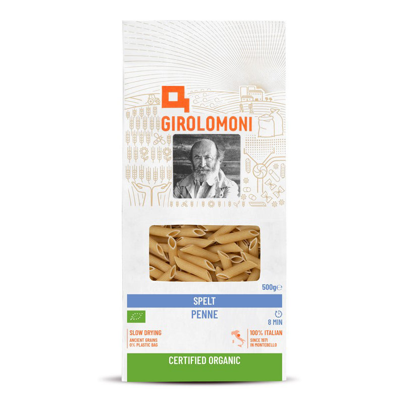 Girolomoni Organic Spelt Pasta Penne Rigate 500g