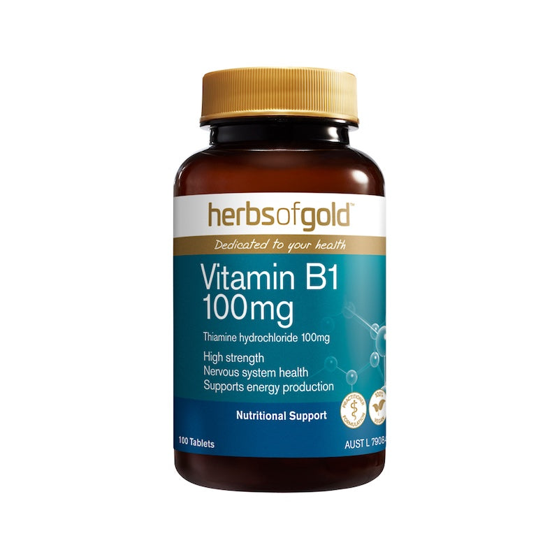 Herbs of Gold Vitamin B1 100mg 100tabs