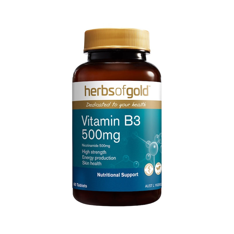 Herbs of Gold Vitamin B3 500mg 60tabs
