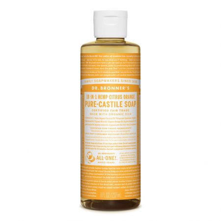 Dr. Bronners Hemp Pure Castile Soap Citrus Orange 237ml