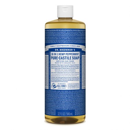 Dr. Bronners Hemp Pure Castile Soap Peppermint 946ml
