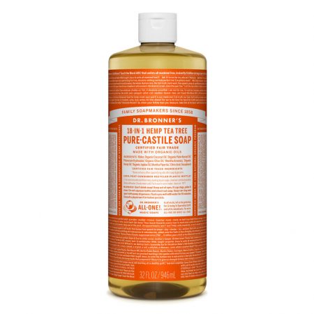 Dr. Bronners Hemp Pure Castile Soap Tea Tree 946ml