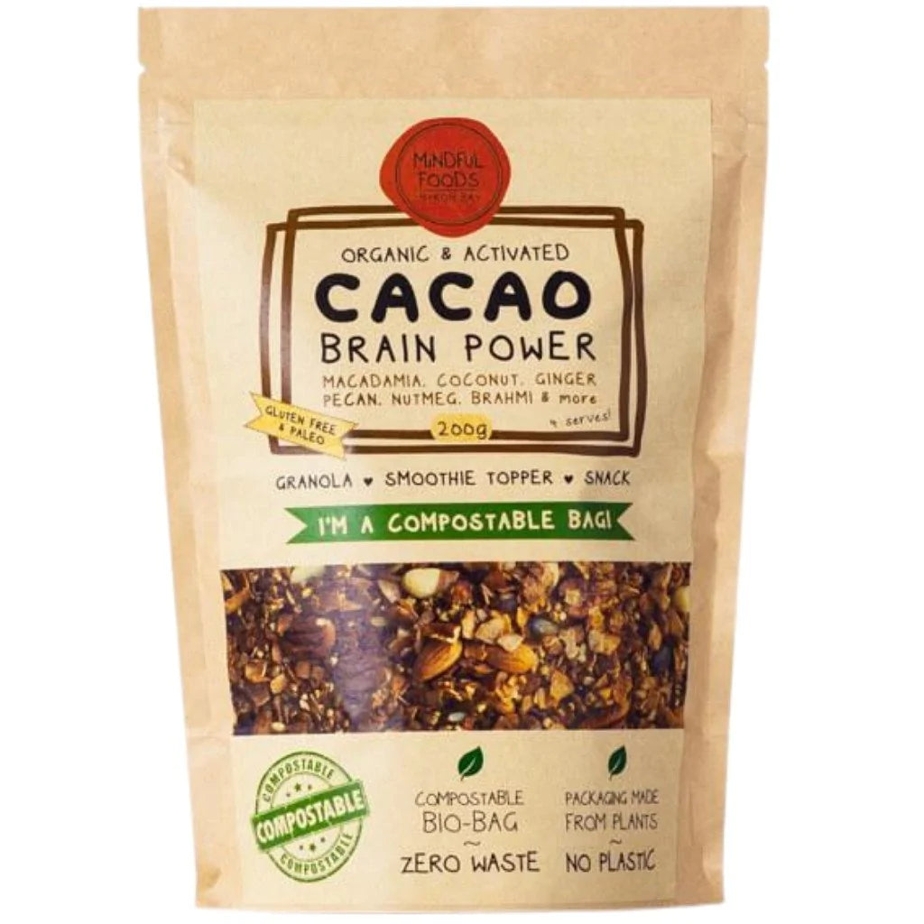 Mindful Foods Cacao Brain Power Organic Granola 200g