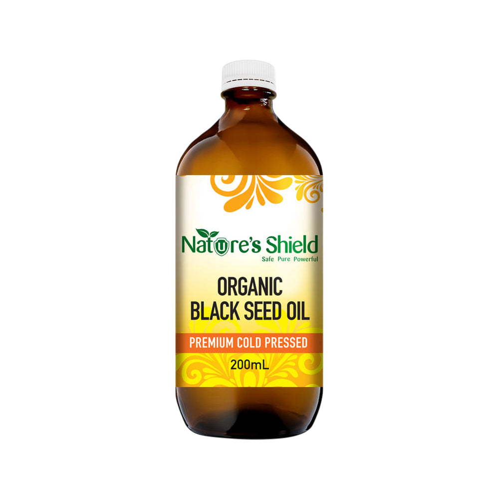 Nature's Shield Black Seed Oil Organic 200ml