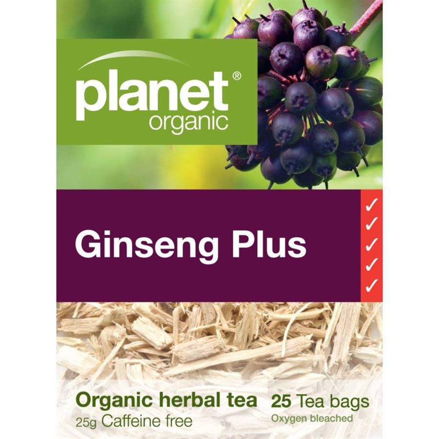 Planet Organic Ginseng Plus 25bags