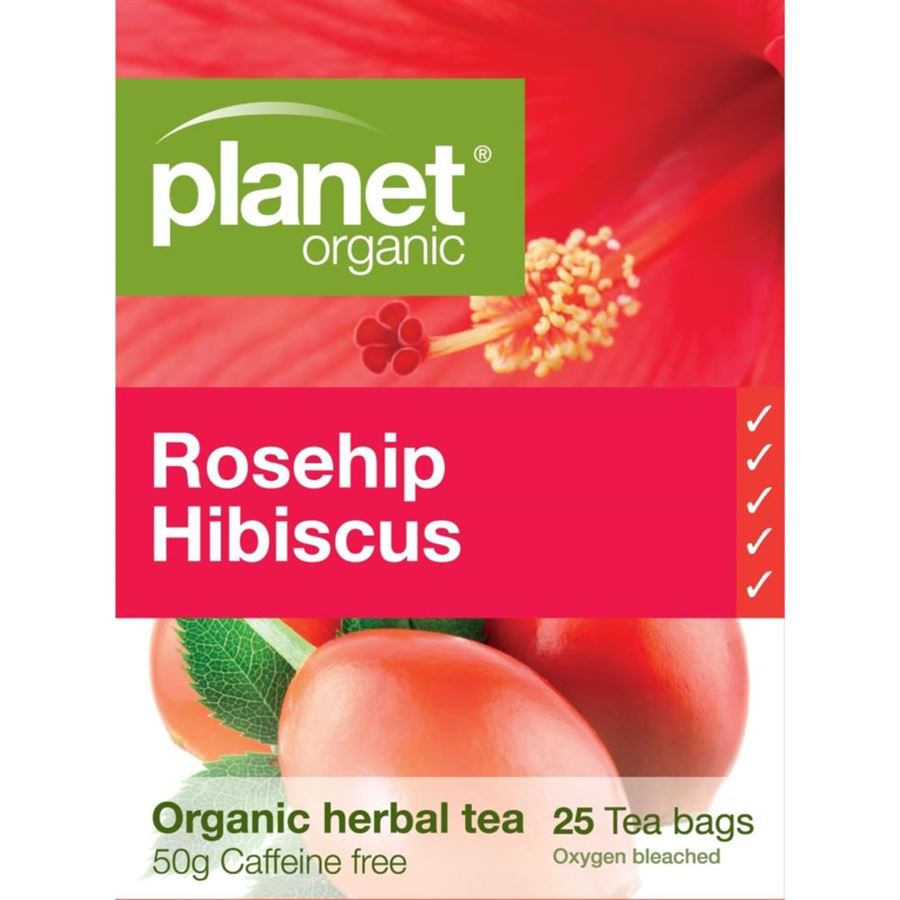 Planet Organic Rosehip Hibiscus 25bags