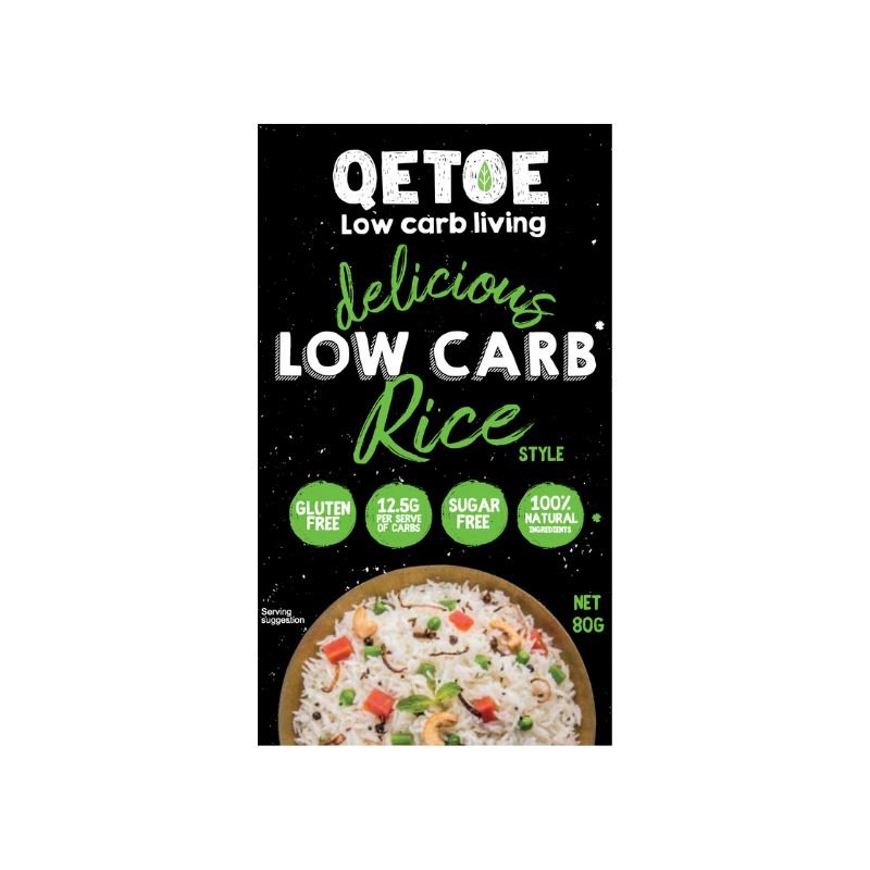 Qetoe Organic Low Carb Rice 80g