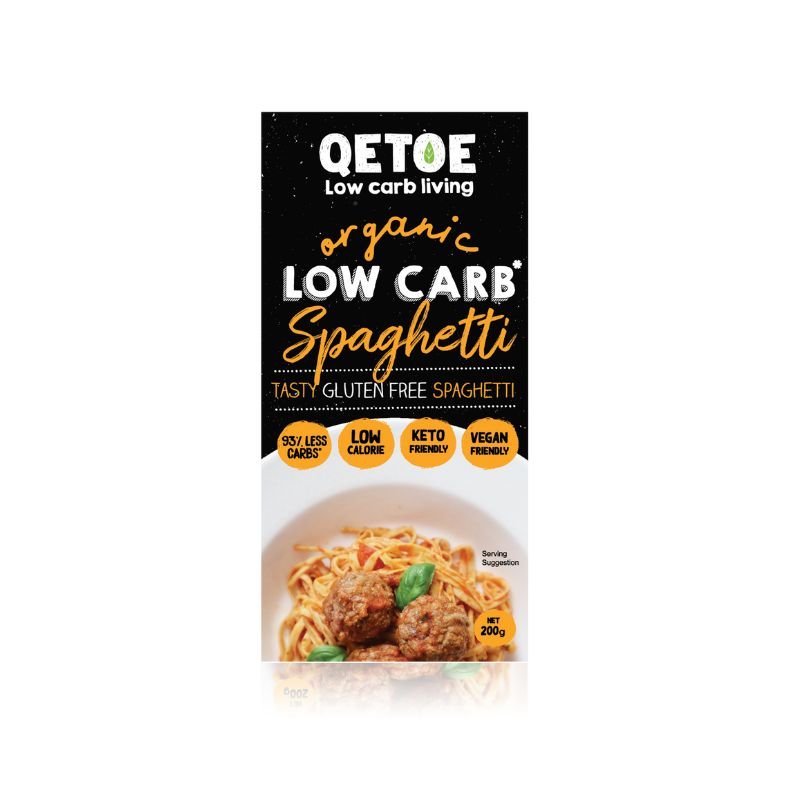 Qetoe Organic Low Carb Spaghetti 200g