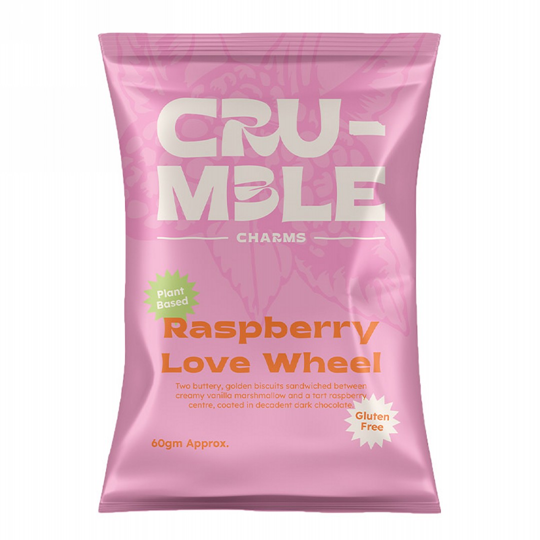 Crumble Charms Raspberry Love Wheel  60g