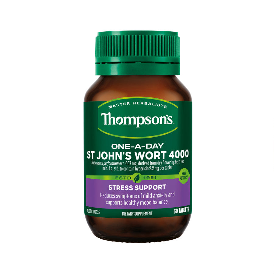 Thompsons One-a-Day St John's Wort 4000mg 60tabs