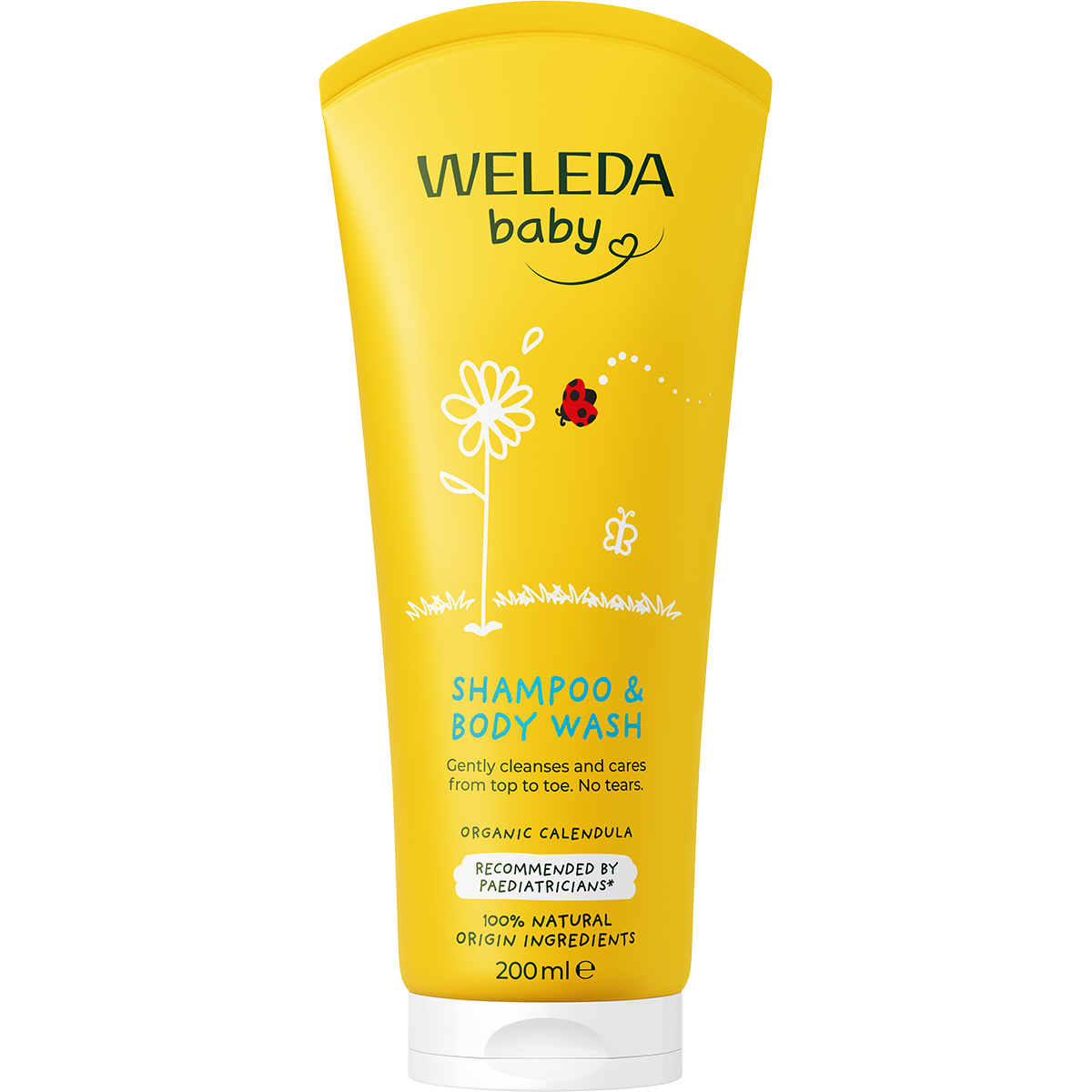 Weleda Calendula Baby Shampoo & Body Wash 200ml