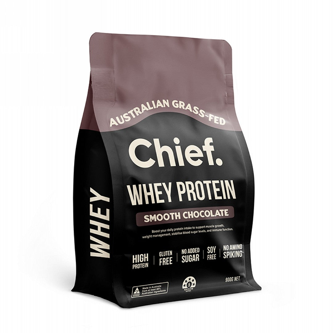 Chief Nutrition Whey Protein Concentrate SMOOTH CHOCOLATE 900g