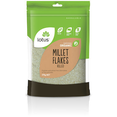 Lotus Millet Flakes Organic 375g