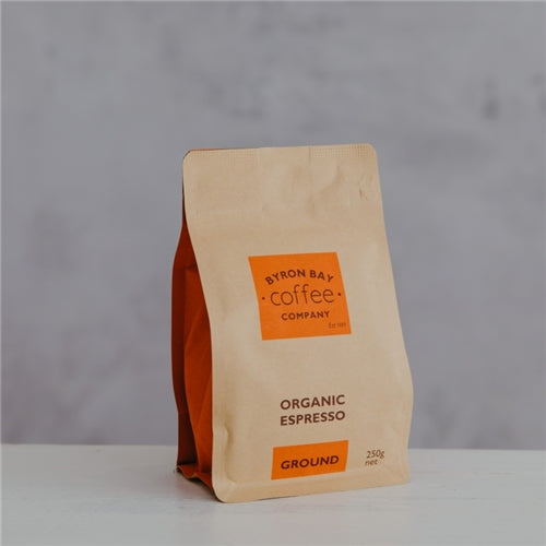 Byron Bay Coffee Company Organic ESPRESSO Ground 500g