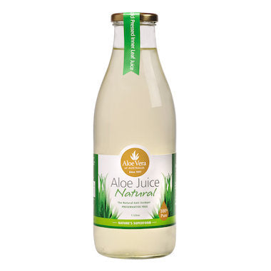 Aloe Vera of Australia Aloe Vera Juice Natural 1Lt