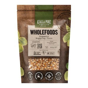 Kialla Popcorn Organic GMO Free 400g
