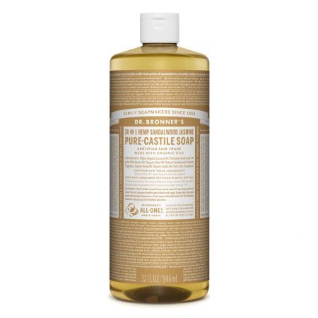 Dr. Bronners Hemp Pure Castile Soap Sandalwood & Jasmine 946ml