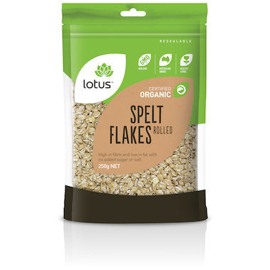 Lotus Spelt Flakes Organic 250g