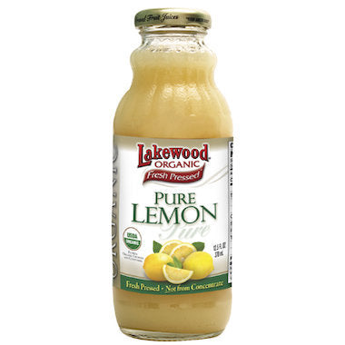 Lakewood Pure Lemon Juice Organic 370ml