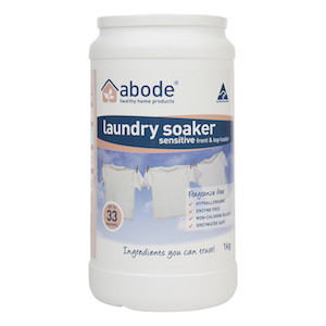 abode laundry soaker sensitive 1kg