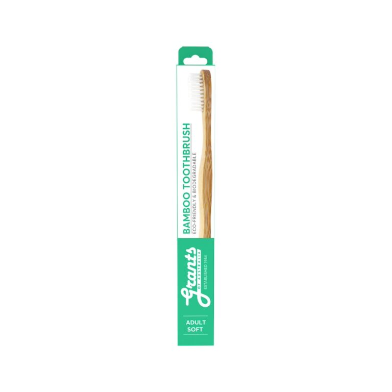 Grants Biodegradable Bamboo Toothbrush Adult SOFT