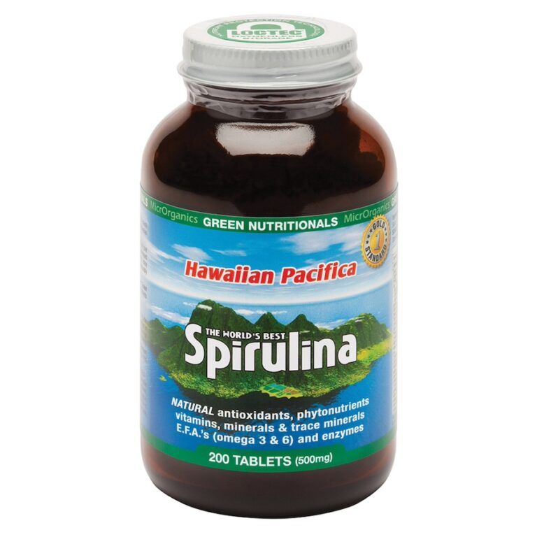 Green Nutritionals Hawaiian Pacifica Spirulina 200tabs